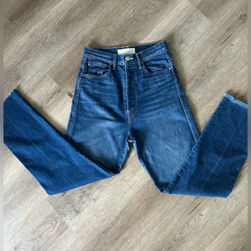 MOTHER Tippy Top Frisky Flood Fray in Bad Reputation Size 28 - Picture 8 of 10